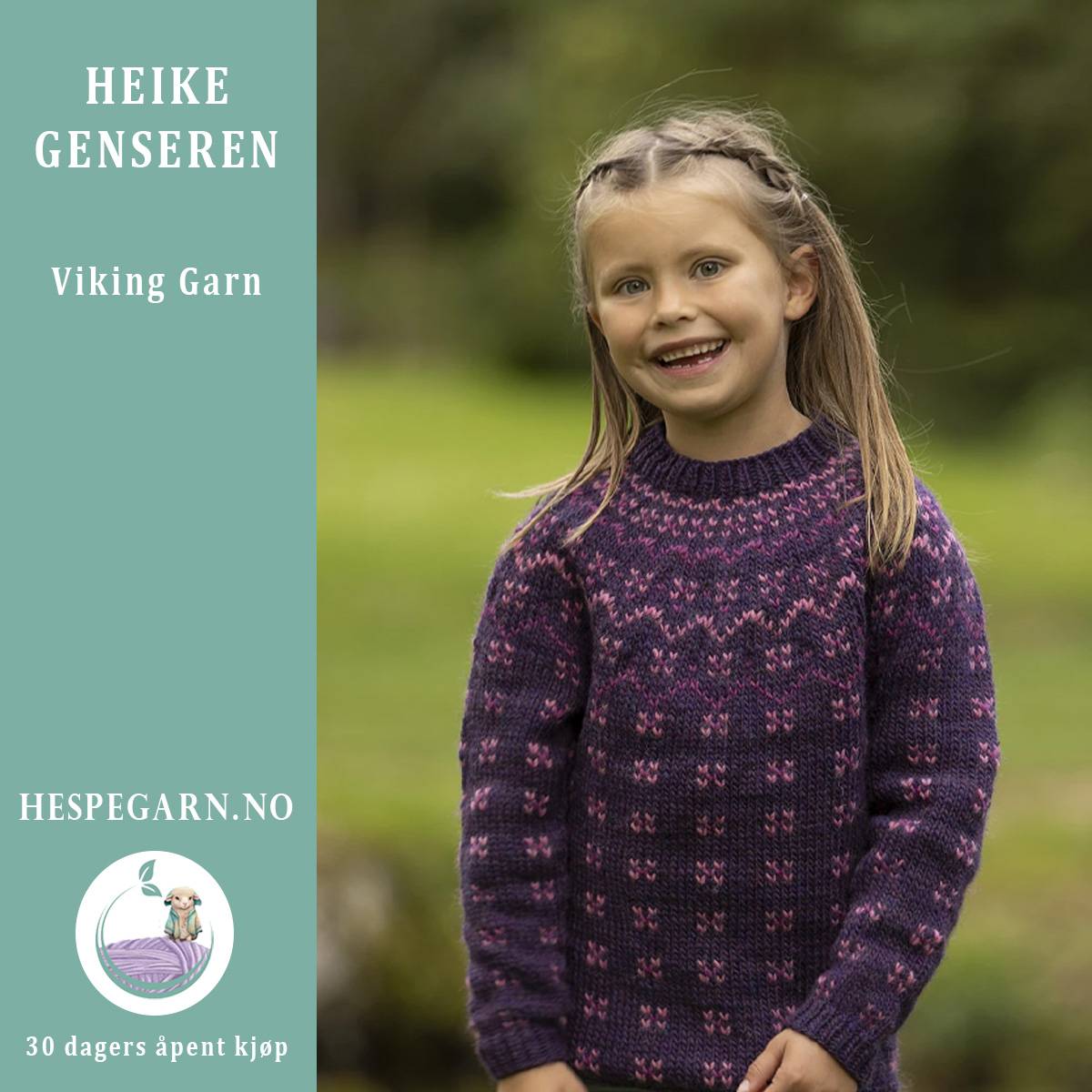 Heike Genser Lilla fra Viking Garn