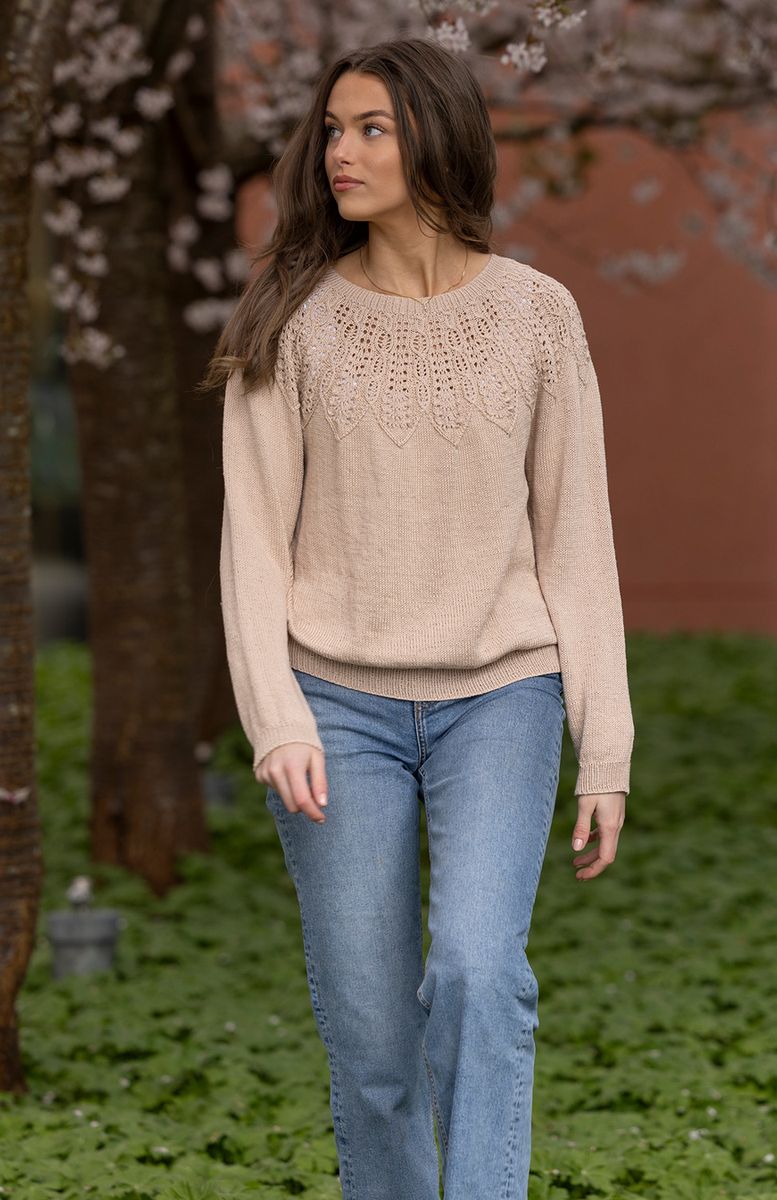 Ovina Beige Genser fra Viking