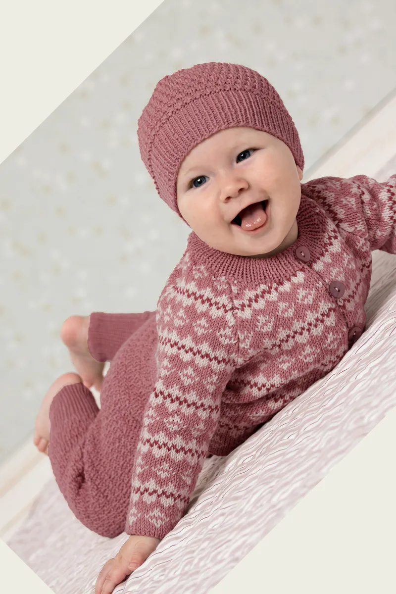 Smårolling Jakke & Bukse Lys Blå fra HoY