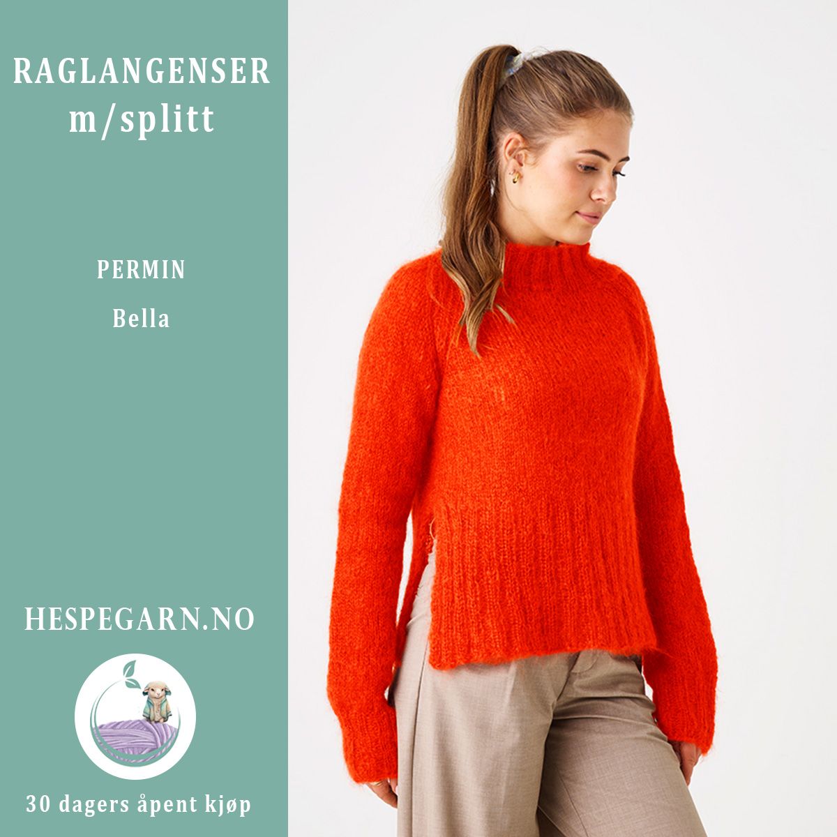 Raglangenser m/splitt by Permin